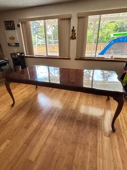 Cherry wood table