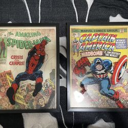 Marvel Comics '3-D' Frame Posters
