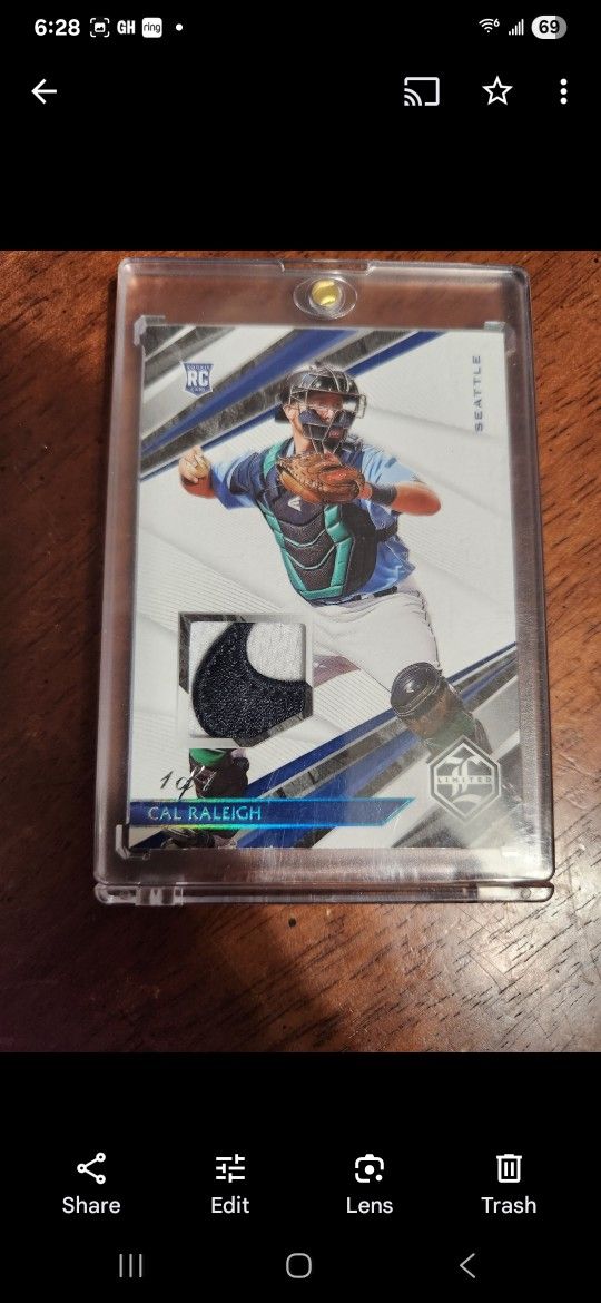 Cal RALEIGH 1 Of 1 Rookie Baseball Card