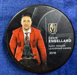 Vegas Go’s 2018 Deryk Engelland Puck Messier Dragon Ward