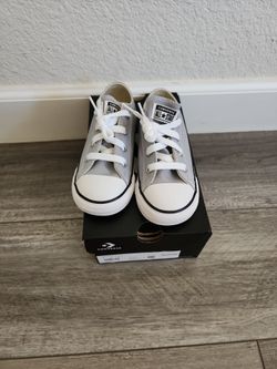 Light Grey Converse- Brand New. Toddler Size 9