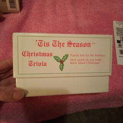 Vintage Christmas Trivia Game 