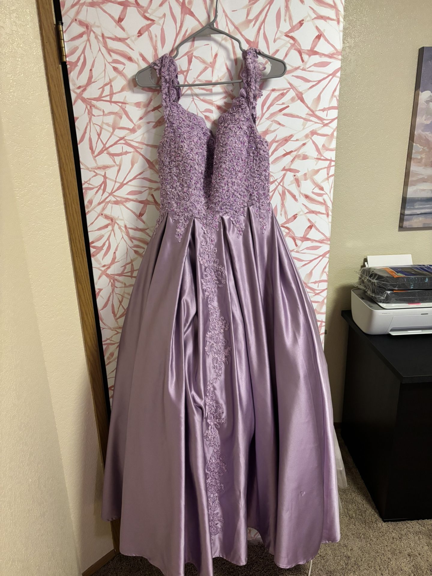 Lilac Ball Gown