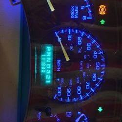 2002 CHEVY AVALANCHE CLUSTER 