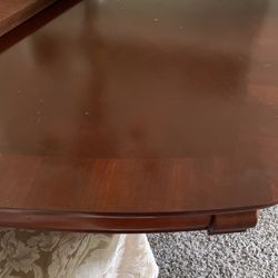 Dining Set Table With 6 Chairs  Always Been Covered Leaf Cover Is Included