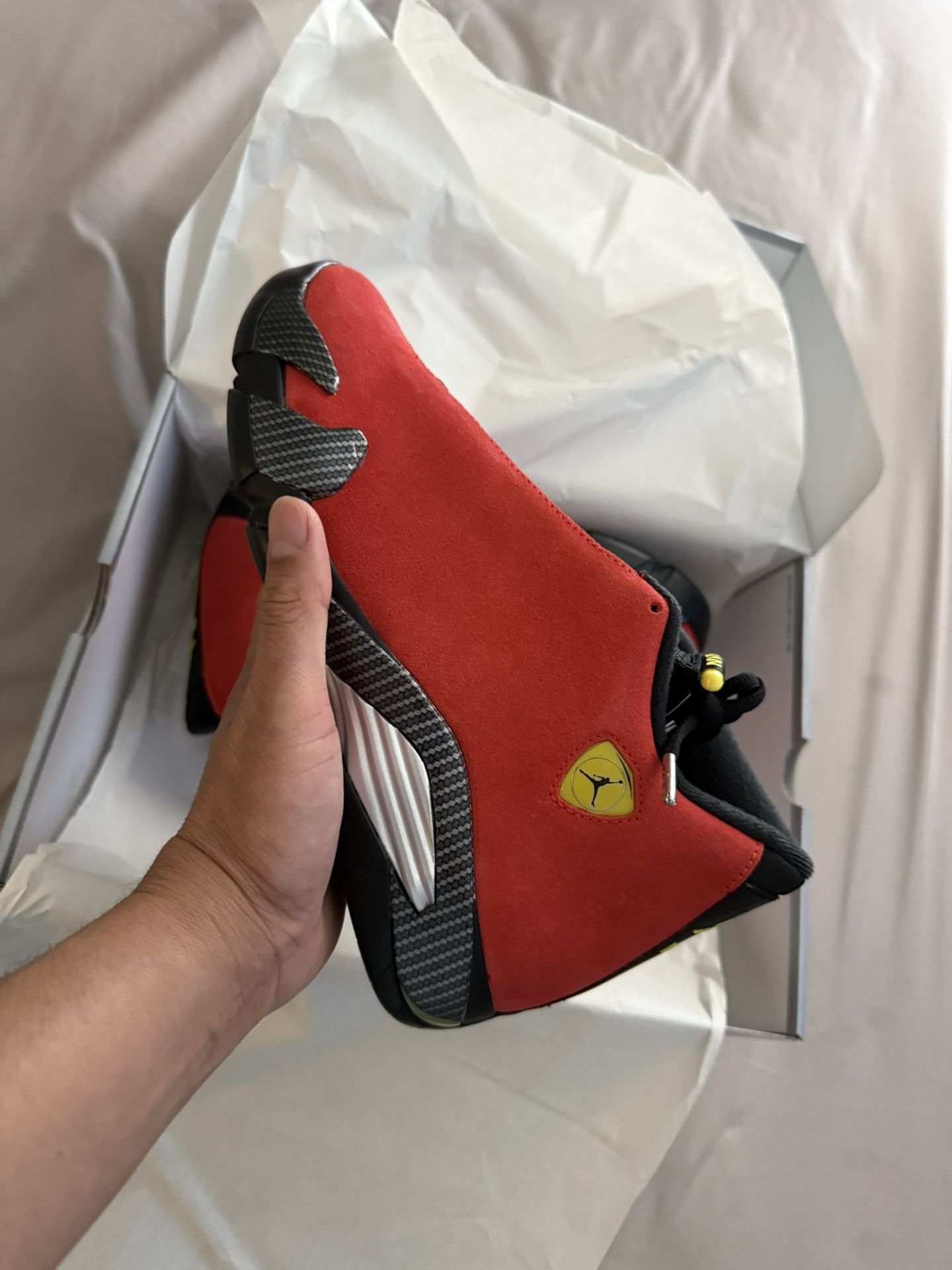 Jordan 14 Ferrari DS new Size 9 Men From SNKRS with Proof Of Purchased!