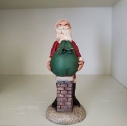 Vintage 1992 Jim Shore Chimney Santa Figurine Limited Edition #2406 Folk Art