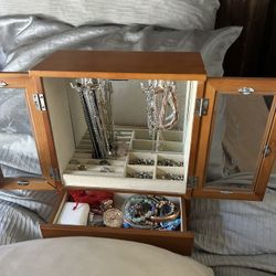 Small Antique Jewelry Box