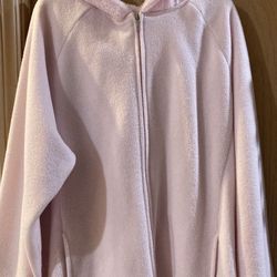 Womens Zip Up Fur Hood And Sleeve Fashion Bug Very Warm Size 22/24