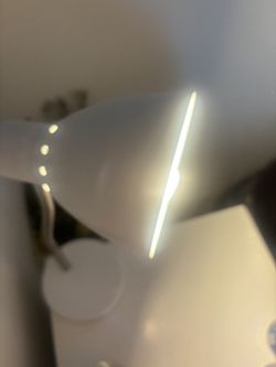 White desk lamp