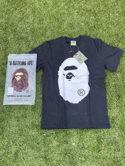 Black and white bape shirt
