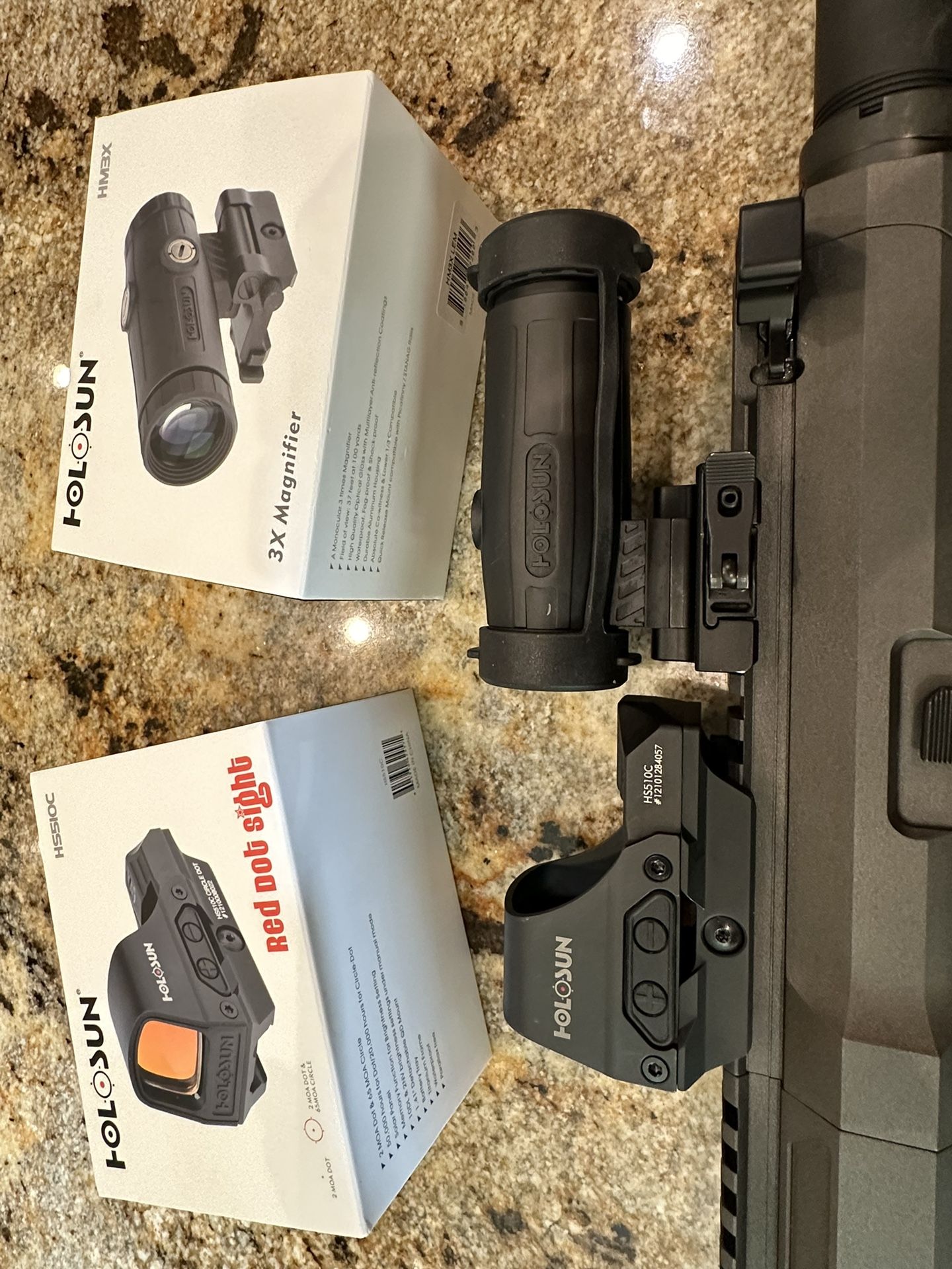 Holosun 510c with 3x magnifier