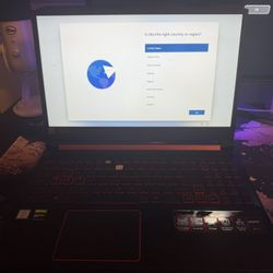 Acer Nitro 5 Laptop + Carrying Bag And Power Cord  (Nvidia GeForce GTX 1650 + Core I5 9300H AN515-54-5812)