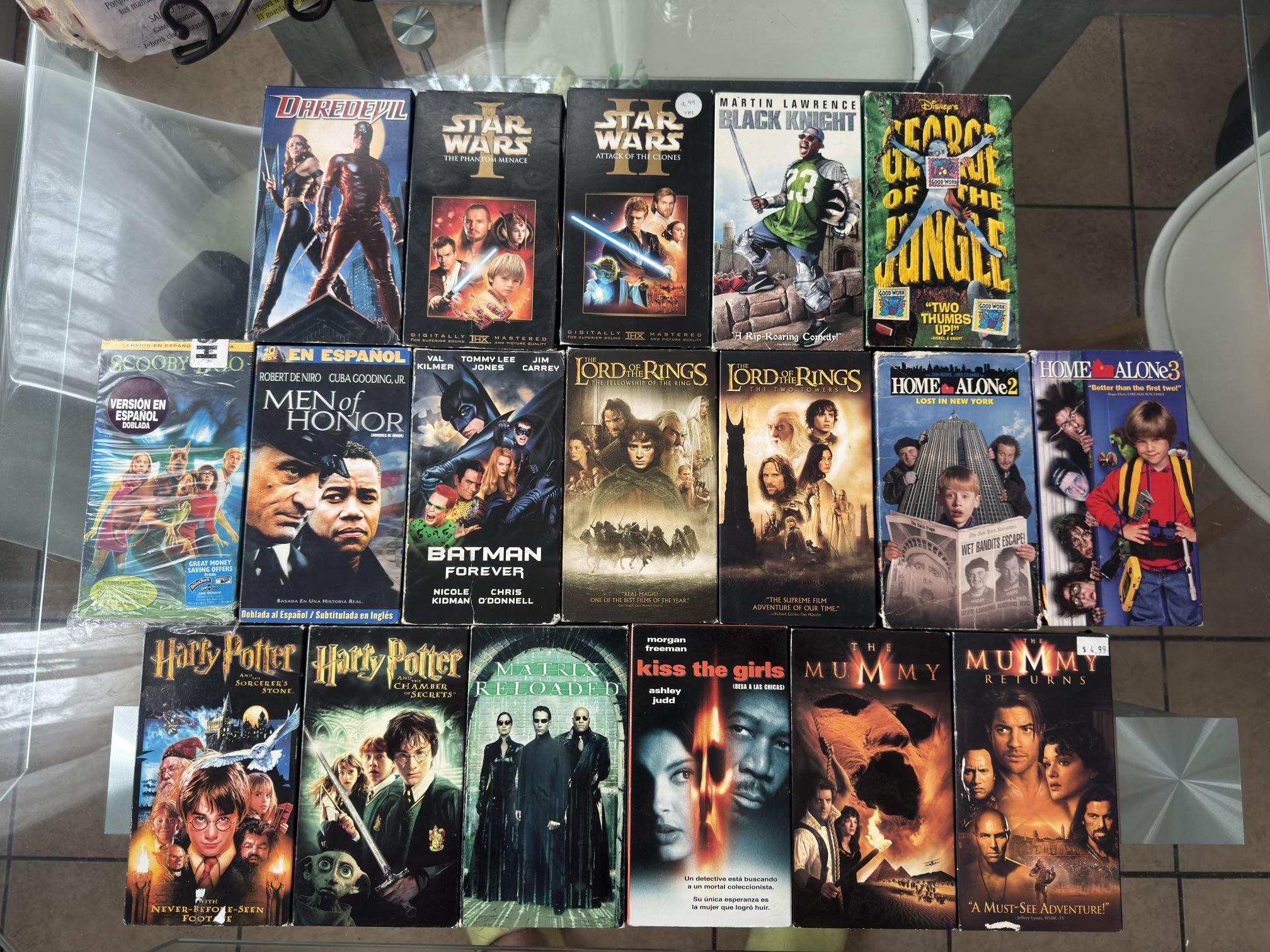 $5 VHS Movies