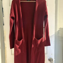 100% Cashmere Long Cardigan 