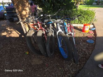 Lot of 4 Used Mountain Bikes on mary by victoria