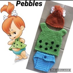 Crochet Newborn Baby Photo Props Outfit 