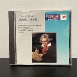 The Beethoven Essentials CD Album Solo & Orchestral Masterpieces Classical Sony