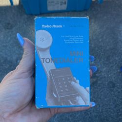 RadioShack Mini Tonedialer 43-138 Vintage Box Touchtone generator works portable