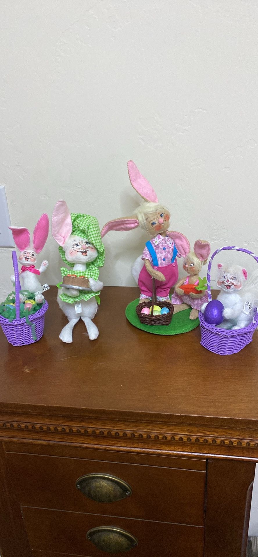 4 Piece annalee Bunny Set