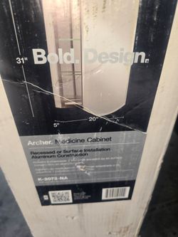 New medicine cabinet