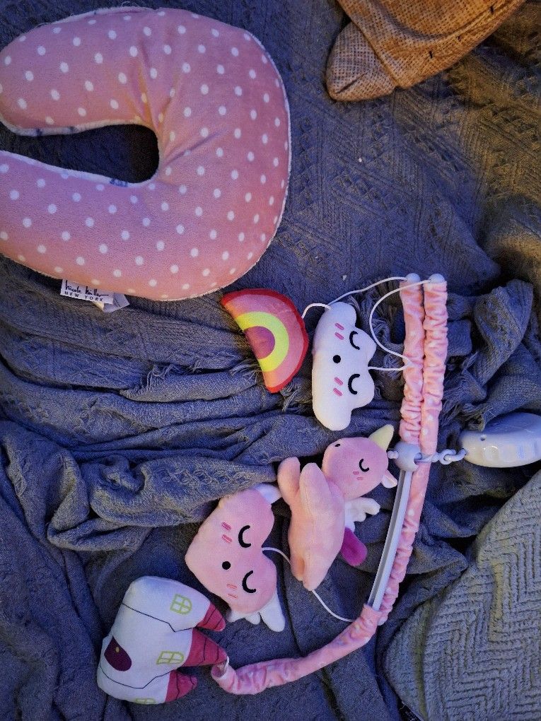 Baby Mobile And Neck Pillow