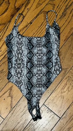 Snake Print Body Suit 