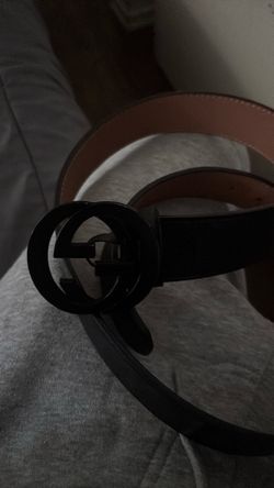 Gucci belt (all black)