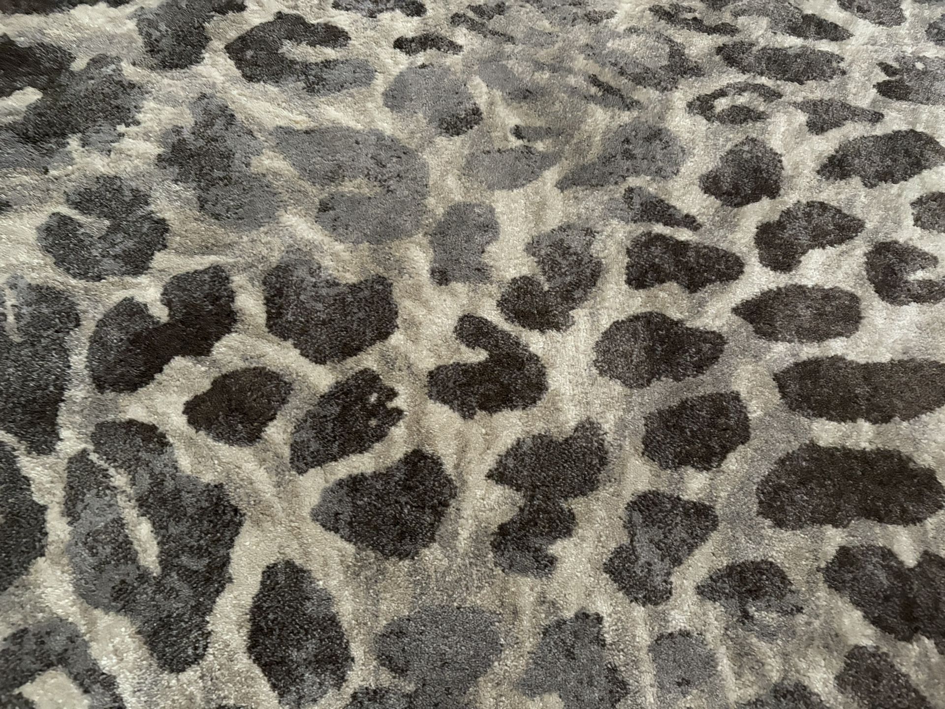 Like New bobs Leopard Print Rug
