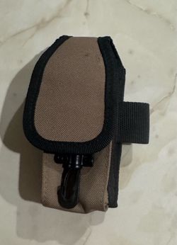 VintageCLC Phone/Tool Holder w/ metal belt clip, snap ring, and tool loop.