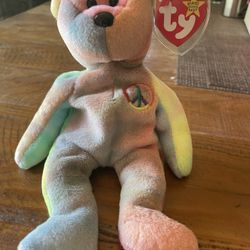 Beanie Baby Peace Bear 