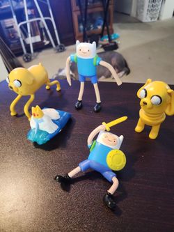 2014 Adventure Time 5 figure lot