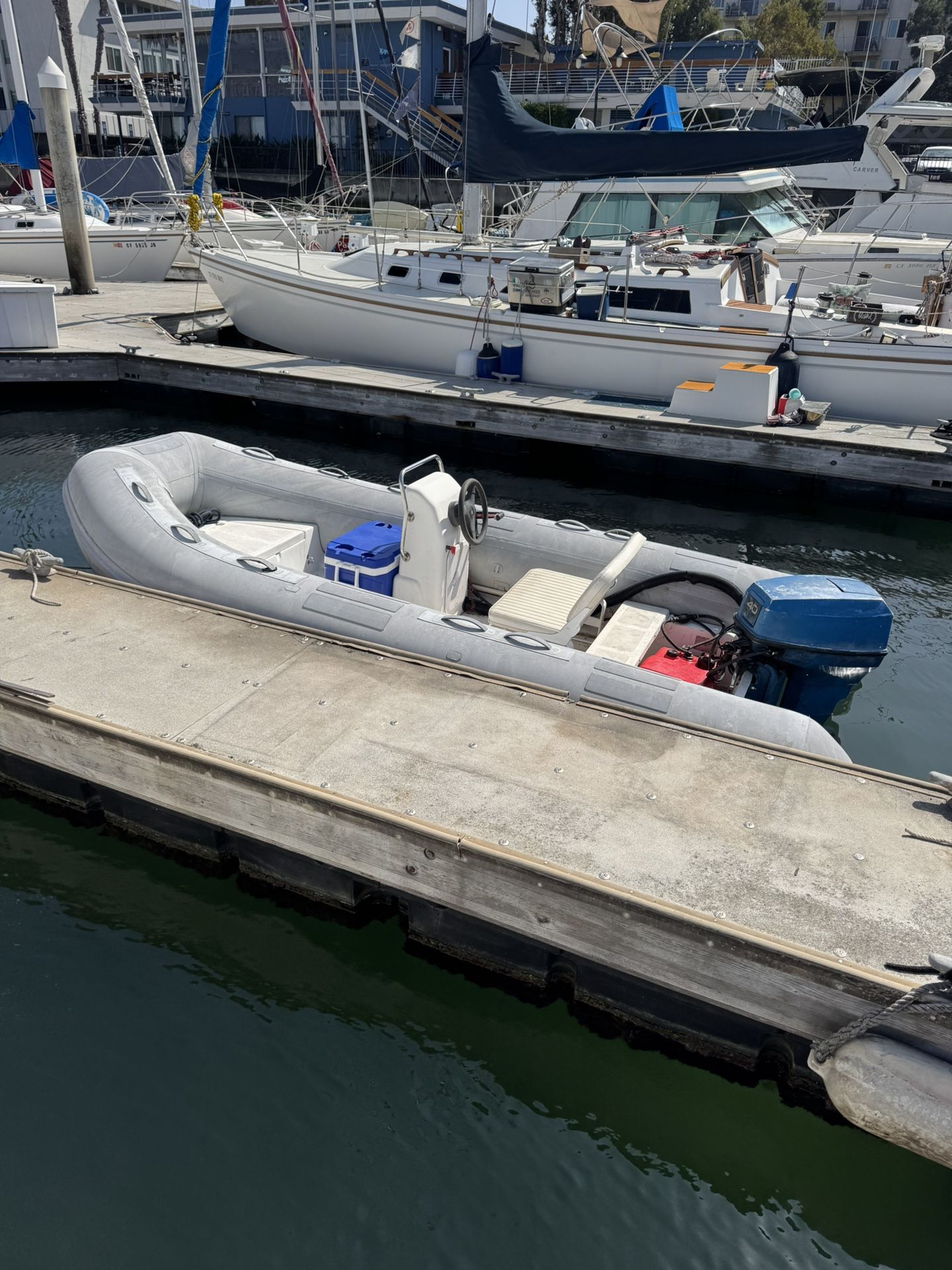 14’ 2004 Carbie Inflatable Rib 