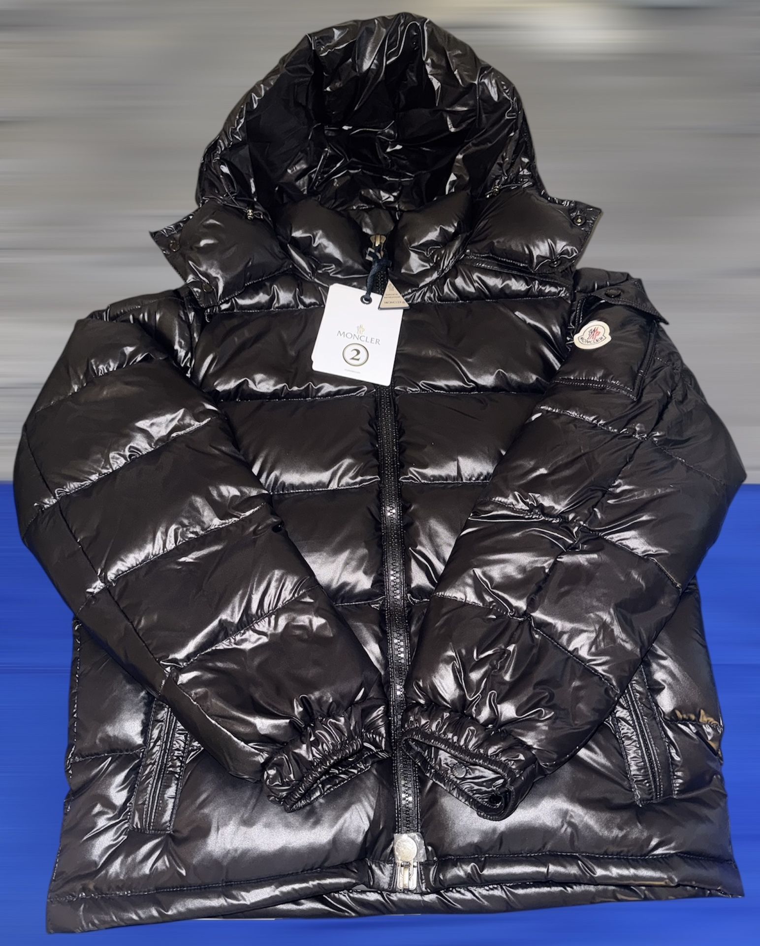 Black Moncler Puff Jacket
