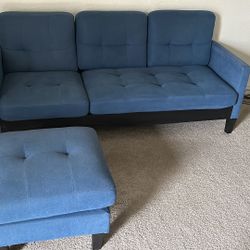 3 Seater Sofa With Ottoman For Sale!!