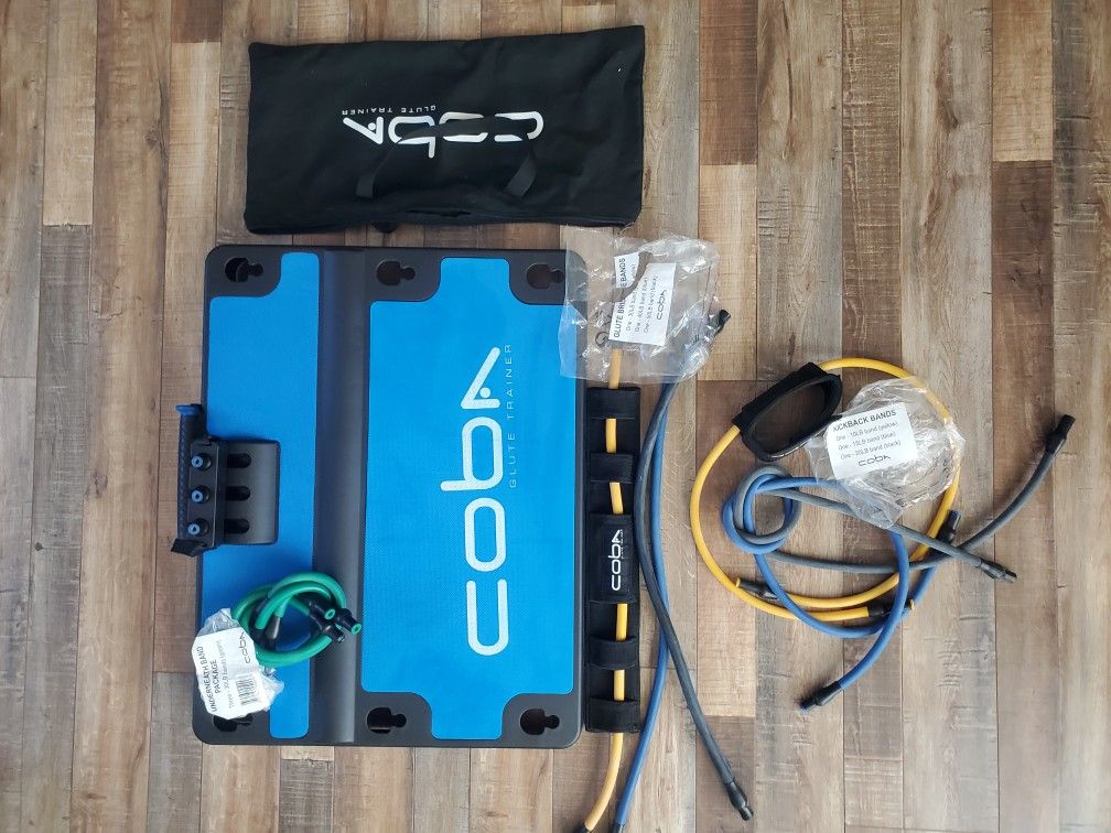 EUC Coba Exercise Board Glute Trainer With Accessories- Perfect for Home Gym