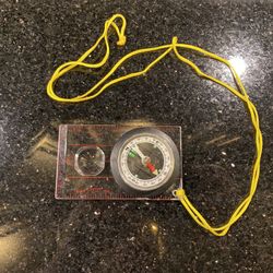 Coleman Map Compass with Magnifying Glass 4x2.5”  for Map Reading Hiking Camping 