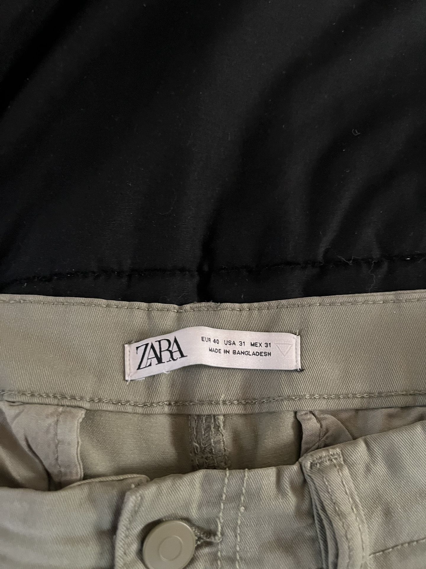 ZARA green Cargos 