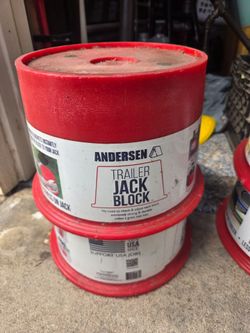 2 Anderson Jack Blocks $80 Pair FIRM