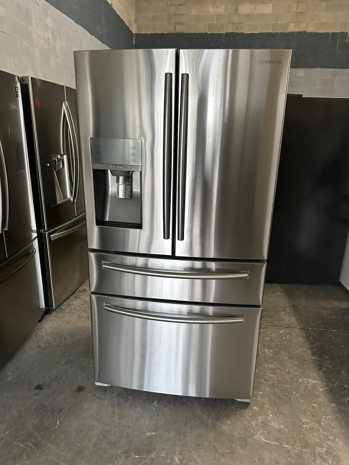 36” SAMSUNG COUNTER DEPTH FRIDGE REFRIGERATOR NEVERA HELADERA FRIO REFRIGERADOR GOOD CONDITION DELIVERY 🚚 FREE WARRANTY 100 DAYS