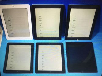 Apple iPad tablets As Is 2nd gen As IS