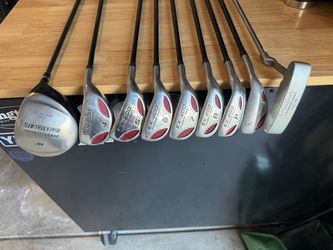 Mixed Golf Club Set with Driver and Irons