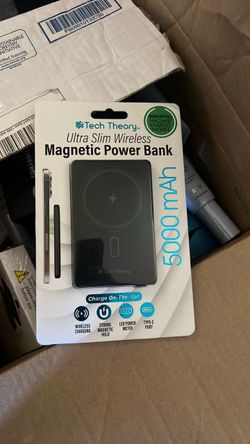 Tech Theory Ultra Slim Magnetic Power Bank 5000mAh