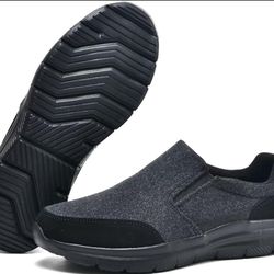  Men's Slip-on Loafer Comfort Lightweight Walking  Shoes Casual Work Driving Sneaker Size 8