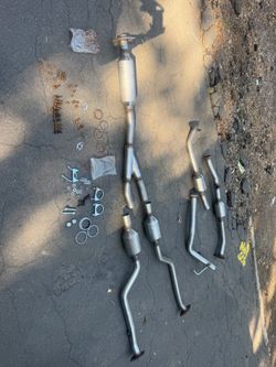Audi exhaust system