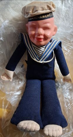 VINTAGE SAILOR DOLL
