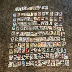 Lot Of 266 Football Cards.