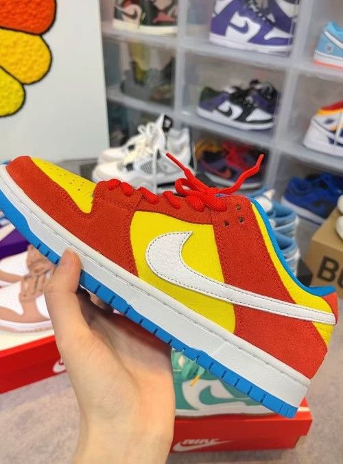 Suede leather suede street style low-top sneakers unisex yellow orange