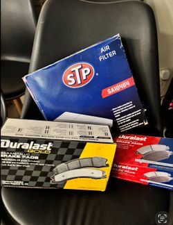 New BMW brakes pad and air filter