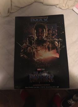 Exclusive black panther poster
